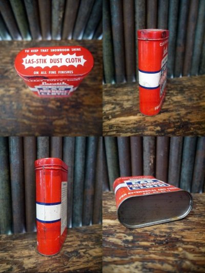 画像3: ビンテージ　Las₋Stik　CAR　AND　HOME　CLOTH缶　