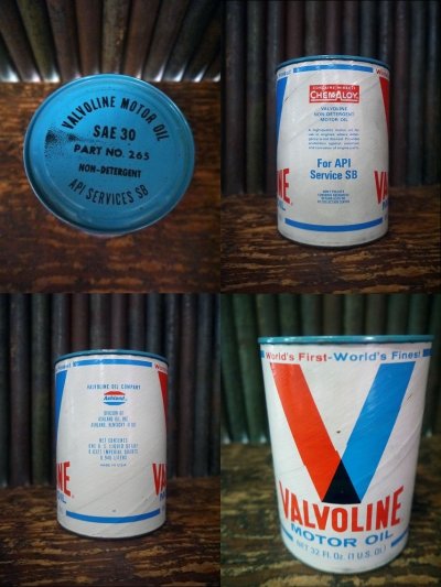 画像2: ビンテージ VALVOLINE MOTOR OIL缶