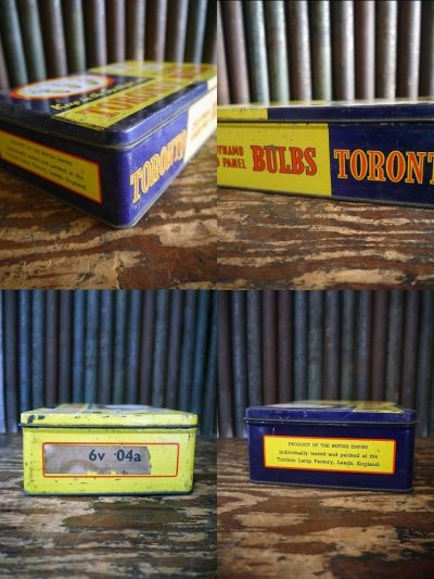 画像2: ビンテージ　TORONTO　BULBS　ブリキケース