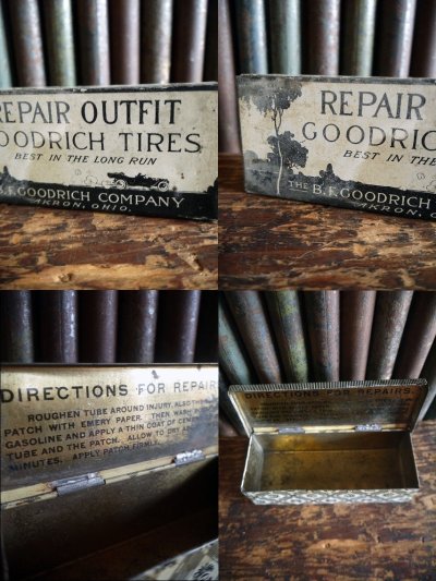 画像3: アンティーク GOODRICH TIRES リペアキットケース