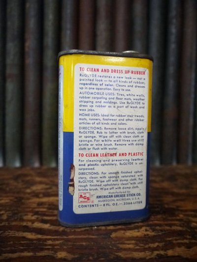 画像1: ビンテージ　RUGLYDE　RUBBER　CLEANER缶　