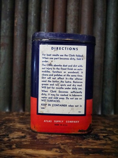 画像1: ビンテージ　ATLAS　POLISHING　CLOTH缶　