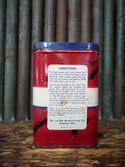 画像1: ビンテージ　Las₋Stik　POLISHING　CLOTH缶　