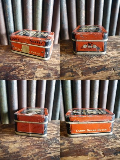 画像2: ビンテージ　Westing　House　MAZDA　LAMPS　ブリキケース 　C