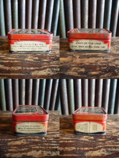画像2: ビンテージ　Hi₋Lite　AUTO　LAMP　BULBS　ブリキケース 　