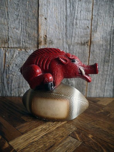 画像1: ビンテージ　ARAKANSAS　RAZORBACKS　マスコットフィギア