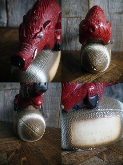 画像2: ビンテージ　ARAKANSAS　RAZORBACKS　マスコットフィギア