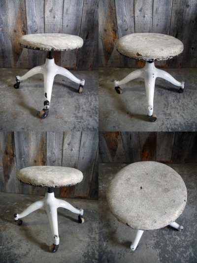 画像1: アンティーク　MEDICAL　スツール　 