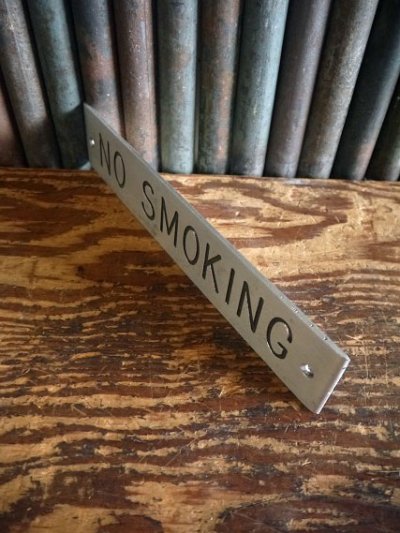 画像1: ビンテージ NO SMOKING サイン B