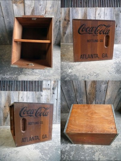 画像3: ビンテージ Coca-Cola ウッドケース