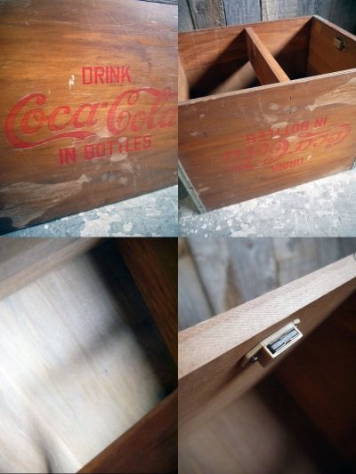 画像2: ビンテージ Coca-Cola ウッドケース