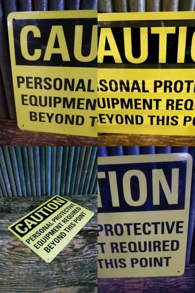 画像2: USA　CAUTION　サイン　