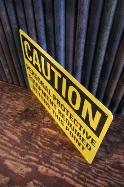 画像1: USA　CAUTION　サイン　