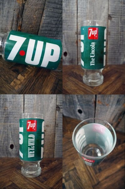 画像2: ビンテージ 7UP グラス (観賞用)