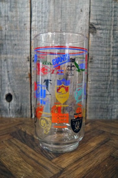 画像1: ビンテージ　NFL　グラス　(観賞用)