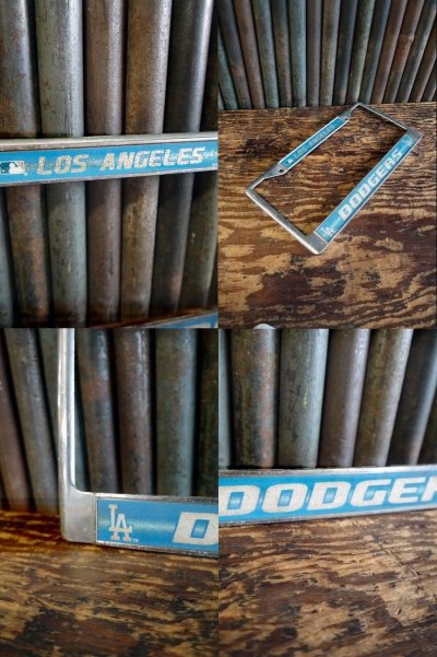 画像2: ビンテージ LA DODGERS ナンバープレートフレーム