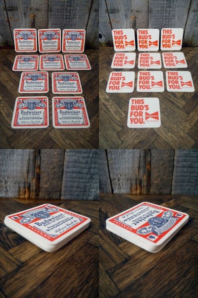 画像3: ビンテージ　D.STOCK　BUDWEISER　コースターセット