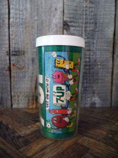 画像1: ビンテージ　7UP　コップ　(観賞用)