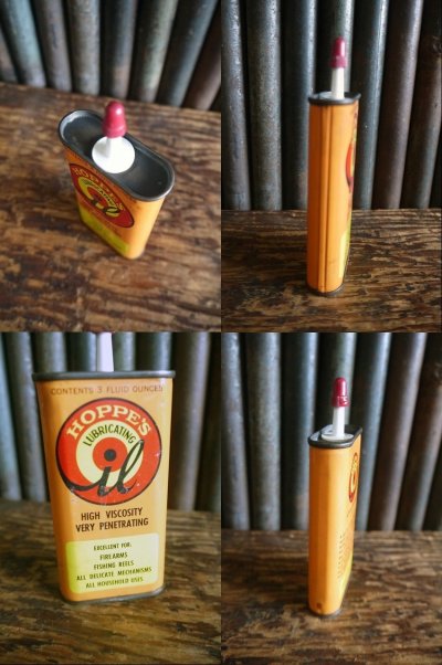 画像2: ビンテージ HOPPE’S ミニLUBRICANT缶