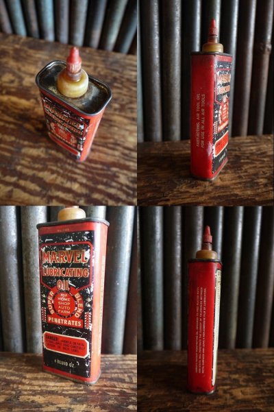 画像2: ビンテージ　MARVEL　LUBRICATING　ミニOIL缶