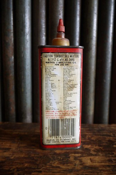 画像1: ビンテージ　MARVEL　LUBRICATING　ミニOIL缶