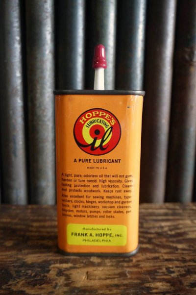 画像1: ビンテージ HOPPE’S ミニLUBRICANT缶