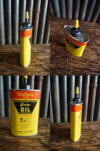 画像2: ビンテージ　Outers　Gun　ミニOIL缶