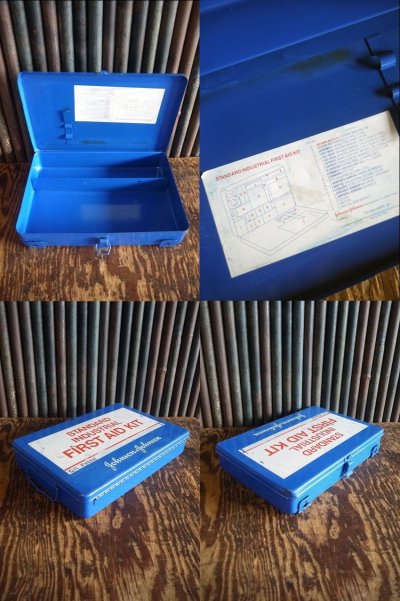 画像2: ビンテージ　FIRST　AID　KIT　メタルBOX