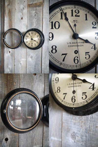 画像2: ビンテージ　U.S.　MARITIME　COMMISSION　クロック