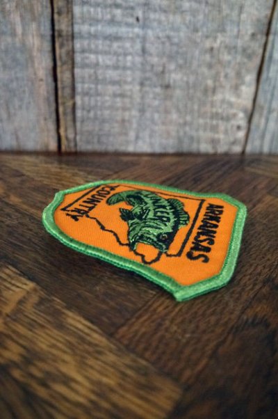 画像1: ビンテージ D.Stock ARAKANSAS COUNTRY ワッペン