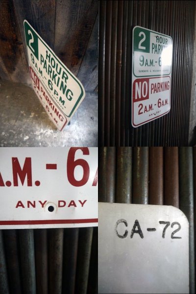 画像2: ビンテージ　TWO-AWAY　ロードサイン