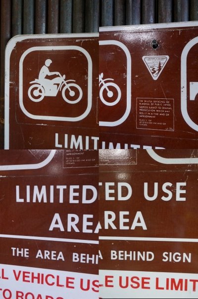 画像1: ビンテージ　LIMITED　USA　AREA　サイン