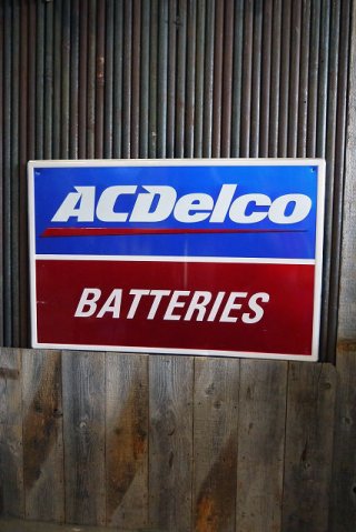 ビンテージ AC Delco BATTERIES サイン - GOOD-OLD_STAGE