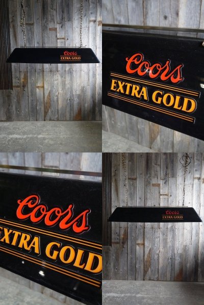 画像1: ビンテージ　Coors　EXTRA　GOLD　プールランプ
