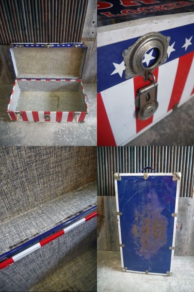 画像3: ビンテージ　USA　TEAM　LOCKER　トランクケース　A