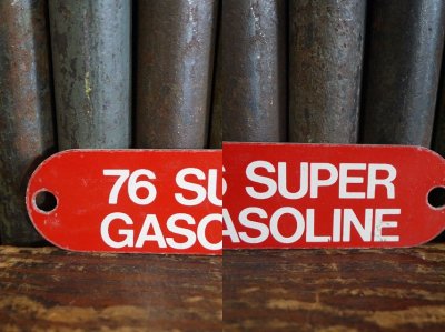 画像1: ビンテージ　76　SUPER　GASOLINE　プレート