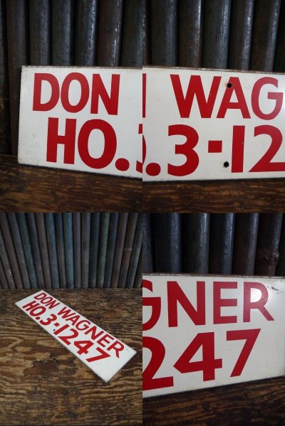 画像2: ビンテージ　DON　WAGNER　サイン