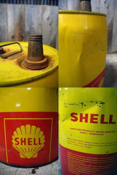 画像2: ビンテージ　SHELL　OIL缶