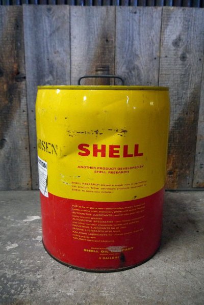 画像1: ビンテージ　SHELL　OIL缶
