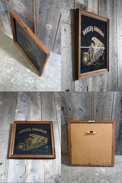 画像2: ビンテージ　HARLEY-DAVIDSON　壁掛けサイン