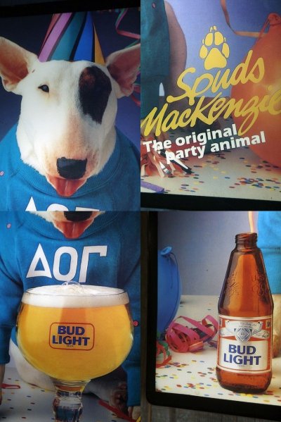 画像1: ビンテージ　BUD LIGHT　ライトサイン　
