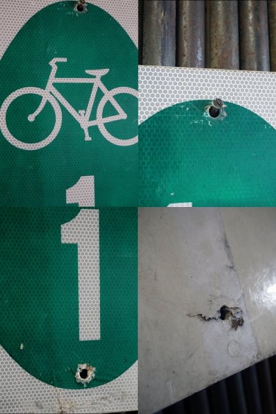 画像2: ビンテージ　BIKE　ミニロードサイン　