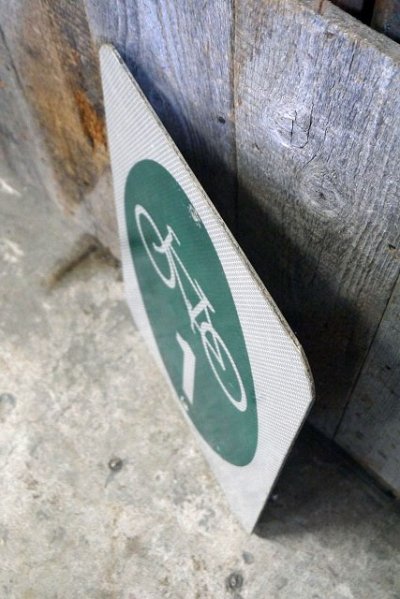 画像1: ビンテージ　BIKE　ミニロードサイン　