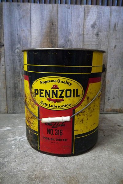 画像1: ビンテージ　PENNZOIL　Safe　lubrication缶
