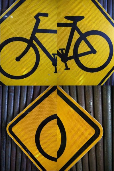 画像1: USA BIKE ロードサイン