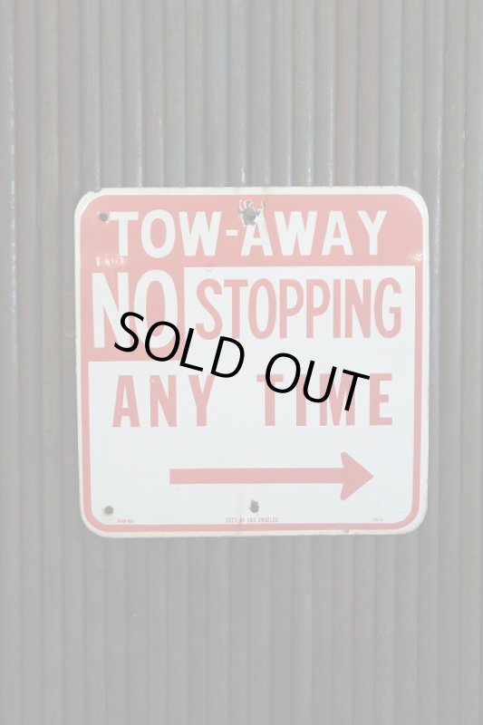画像1: USA　TWO-AWAY　NO　STOPPING　ホーローロードサイン　 (1)