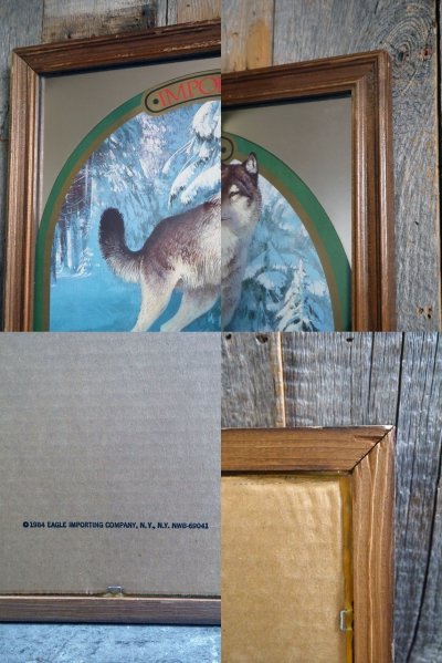 画像3: ビンテージ　NORDIK　WOLF　Light　パブミラー