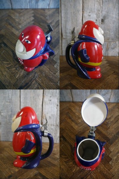 画像2: ビンテージ BUDMAN 陶器マグカップ