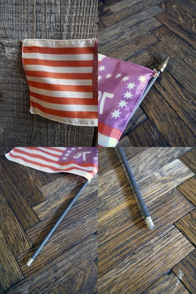 画像3: ビンテージ　USA　７６　ミニ旗　