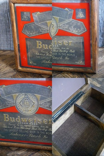 画像1: ビンテージ Budweiser ミラーデザインケース